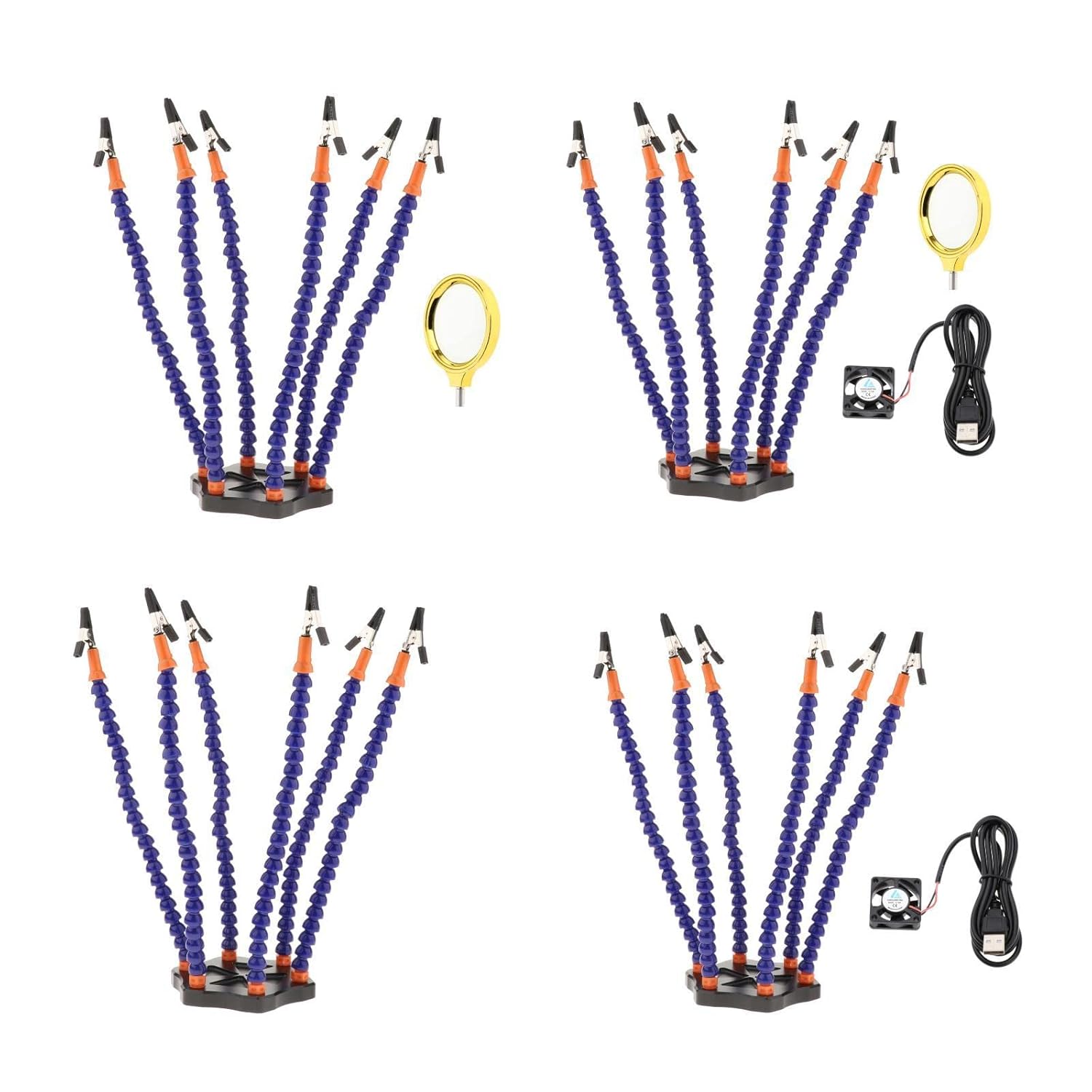 Soldering Station Helping Hands Third Hand 6 Flexible Arms Style 1 Amazon.in Industrial