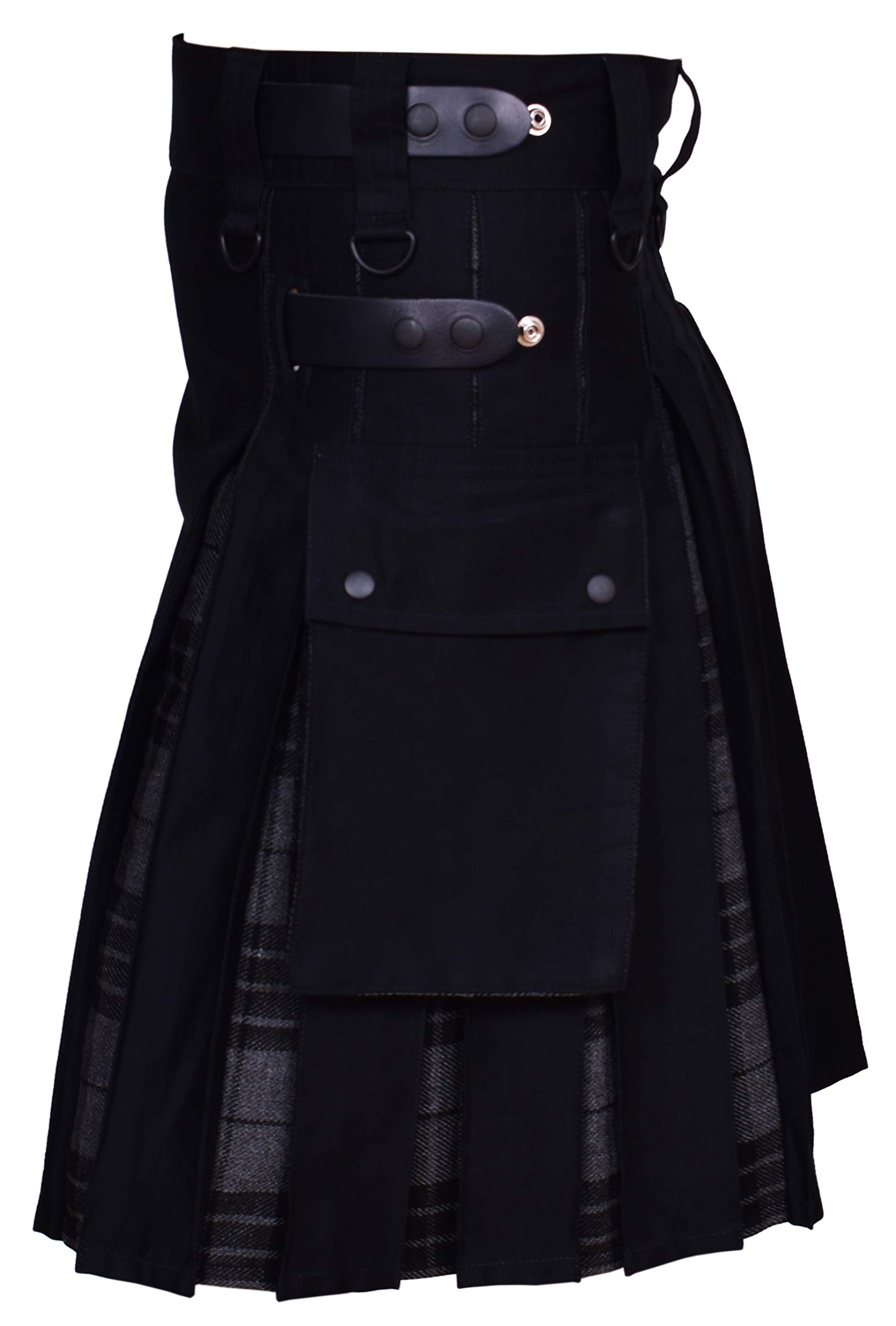 Ufskilts Hybrid Utility Kilt For Men Plus Size Cotton Tartan