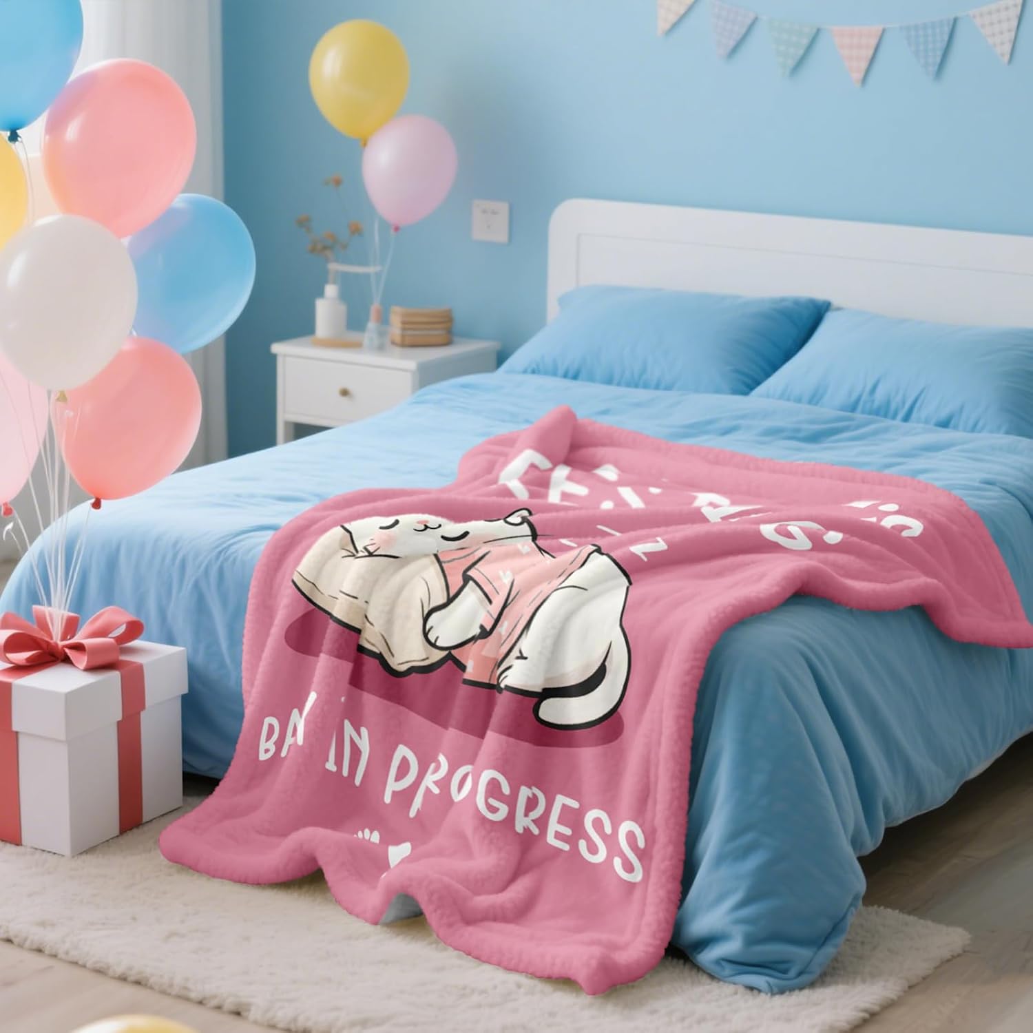 Intelligent Design シャギーフェイクファー 快適 リバーシブル