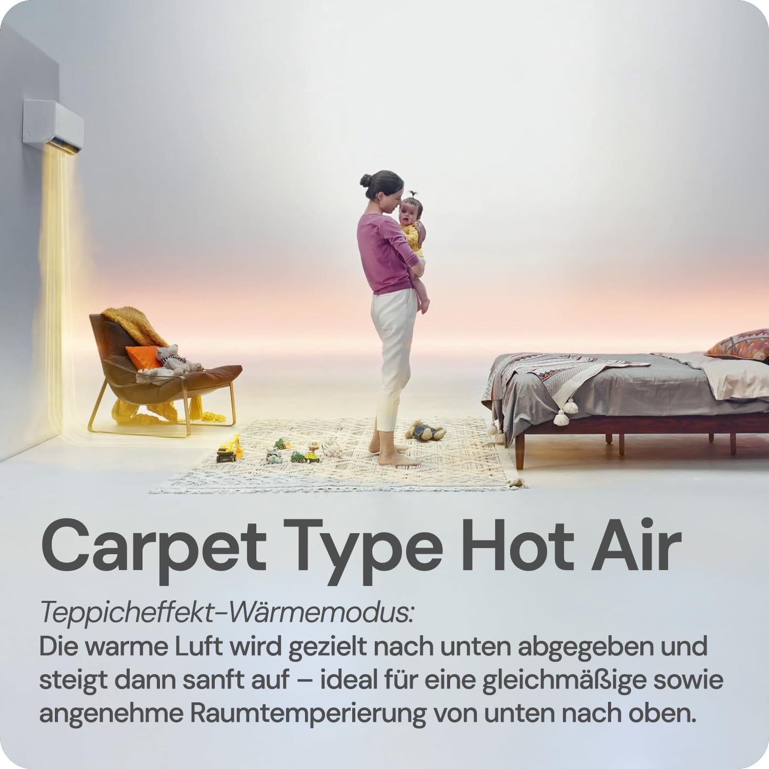 TCL Split Klimaanlage 18000 BTU 5,2 kW BreezeIN mit Sprachsteuerung WIFI bis 52m²