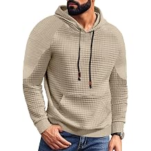 LIZALIG Men's Athletic Training Hooded Sweatshirt - Breathable Workout Pullover with Kangaroo Pocket 2025