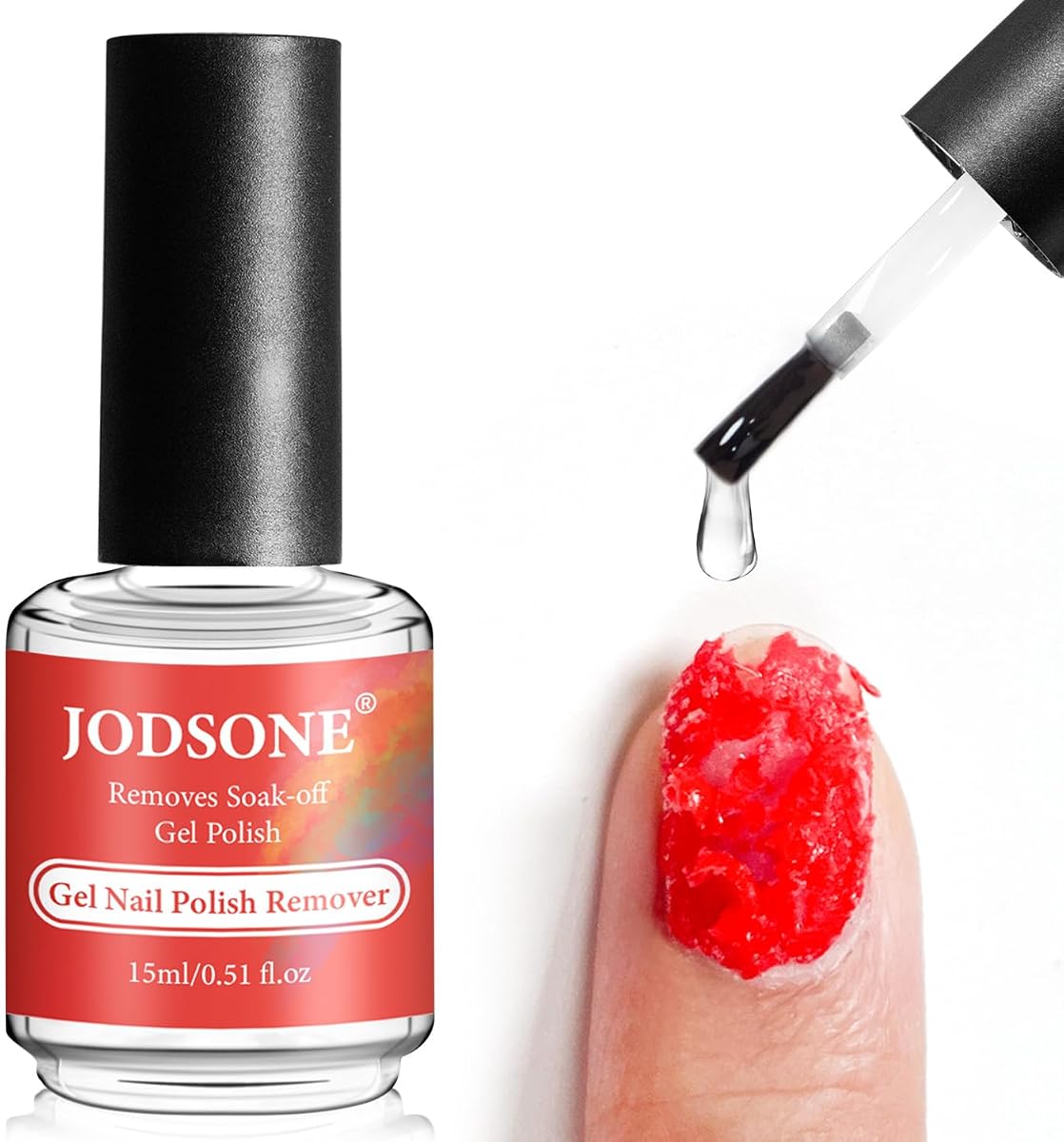 Removedor de esmalte de uñas de Gel de 15ML No es necesario remojar ni envolver el removedor de Gel para uñas 3-5 minutos fácil y rápido