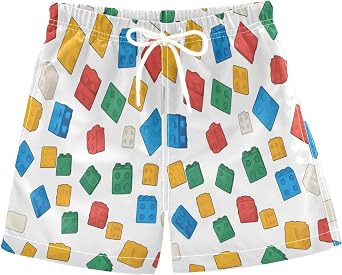 Boys Swim Trunks Summer Drawstring Toddler Swim Board Shorts Quick Dry Little Boys Bathing Suit Beach Hawaii Vacation 2T-16