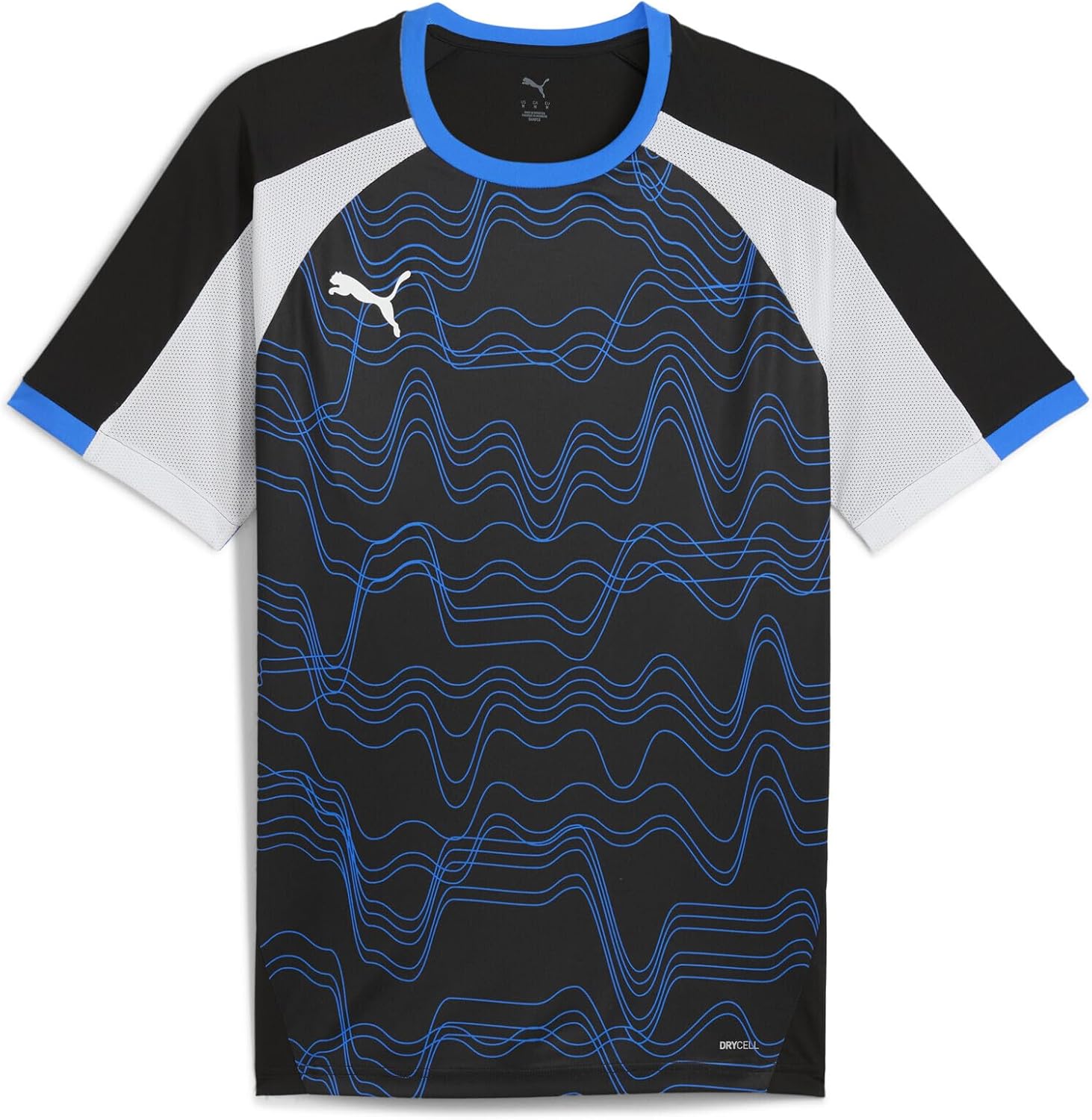 Puma mens individualLIGA Graphic Jersey PUMA Black T-Shirt (pack of 1)