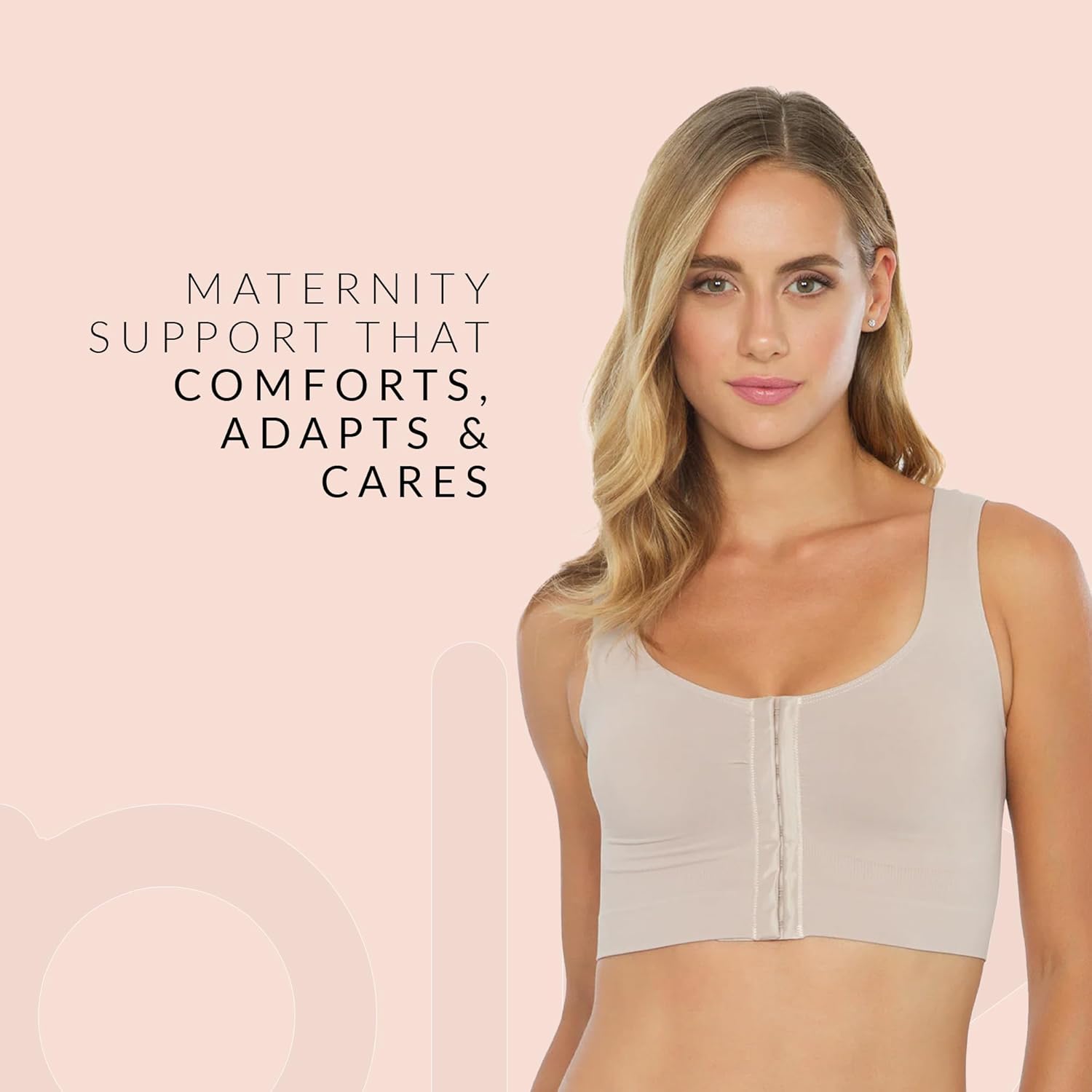 Plié – Support Bra for Women – Front Opening, Wide Straps and Closed Back – Everyday Support and Comfort