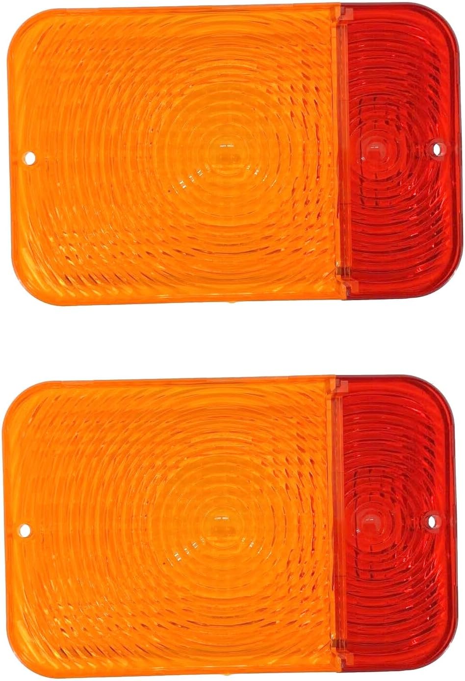 Replacement Amber Warning Light Lens RE70021 Fits John Deere 1023E, 1026R, 2210, 3032E, 3038E，3720, 4100, 4700, 5200, 5415, 5415H, 5715HC, 5425N, 5725N Tractor (Set of 2)