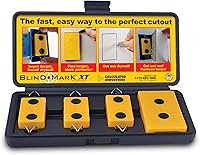 Vista 2 de Calculated Industries Localizadores de cajas de paneles de yeso de marca ciega y marca central (2 piezas)