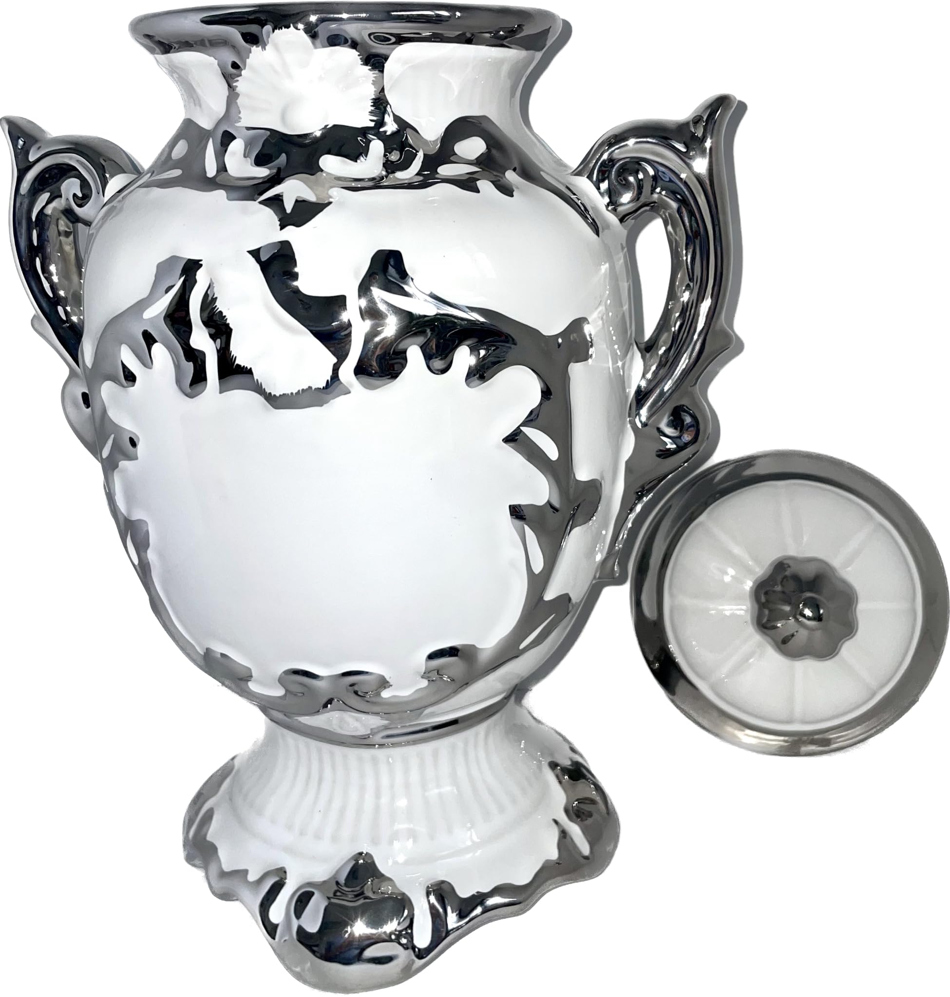 Botanica la Marina Sopera para Obatala Blanca con acentos plateados.