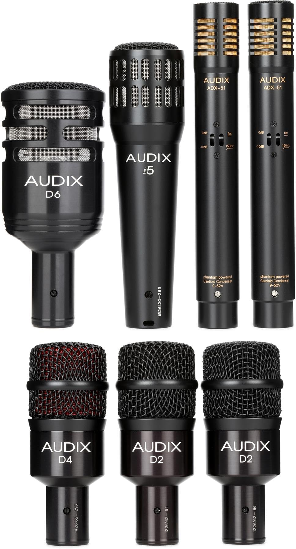 AUDIX DP7 Drum Mic Package for Live Sound or in the Studio