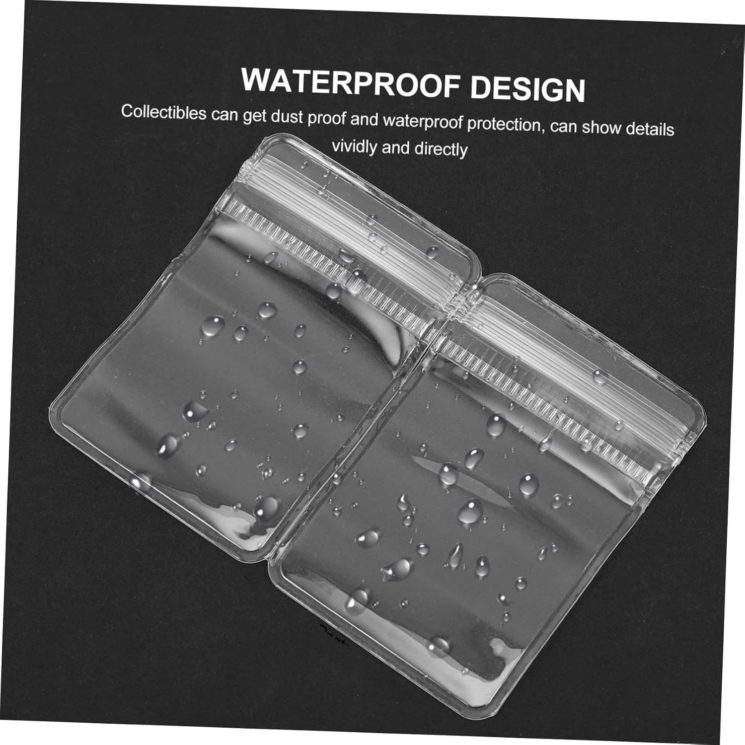ULTECHNOVO 2sets Jewelry Storage Bag Transparent Organizer with Cleaning Cloth for Earrings Bracelets Necklaces Self-adhesive Odor -tarnish for Jewelry Care