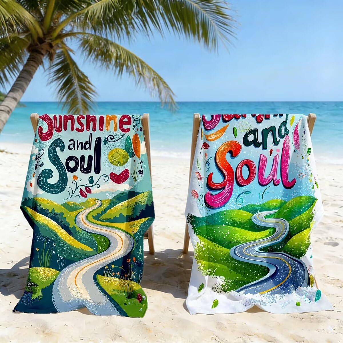 Ręcznik plażowy XXL, 90 x 200 cm, zestaw 2 sztuk, bez piasku, ręcznik plażowy, szybkoschnący, sportowy ręcznik do studia fitness, ręcznik do sauny, dla kobiet i mężczyzn, duży ręcznik plażowy na plażę