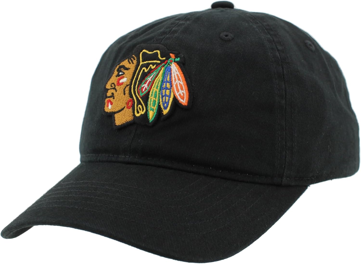 ZHATS NHL Unisex-Adult NHL Officially Licensed Adjustable Hat Scholarship Icon Black