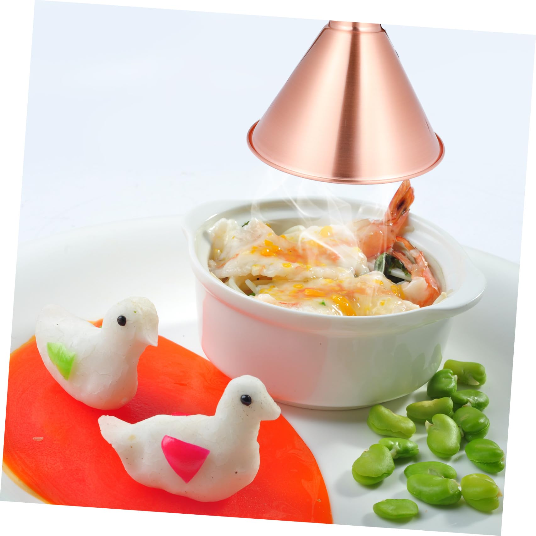 MAGICLULU 1pezzi Lampada Riscaldante Telescopica per Alimenti Luce Scaldavivande Buffet Metallo Resistente alle Alte Temperature Altezza Regolabile per Ristoranti Hotel e Cucine