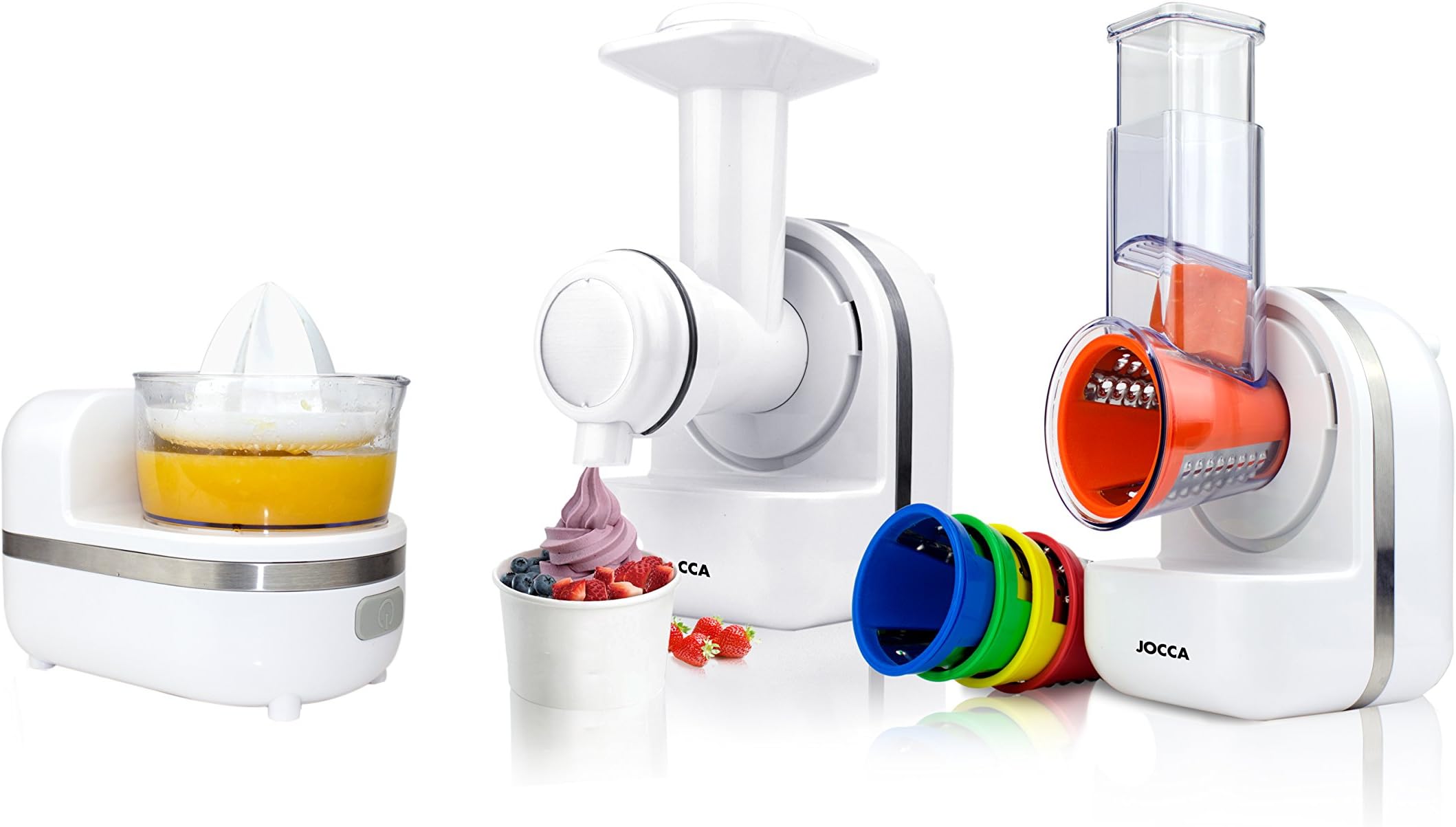 JOCCA Robot 3-in-1 Multi-Function Electric Chopper, 150 W