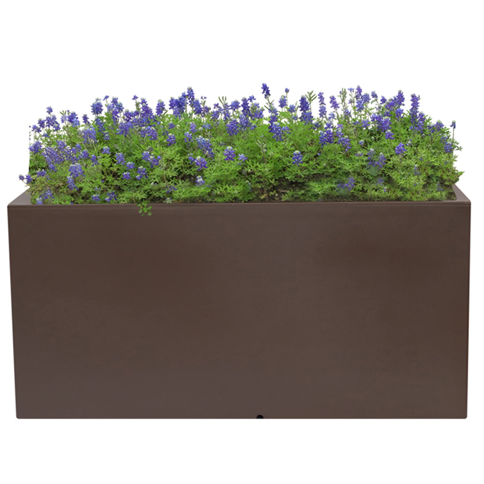 WELLHOME 2x Runde Blumentöpfe „Sandy Round“ In Weiß – 26,2x26,2x22,2 Cm, Kunststoff, 7,9 Liter