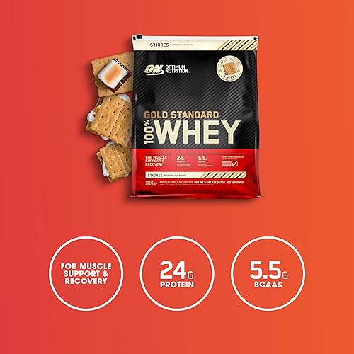 Miniatura 8 de Optimum Nutrition Estándar dorado 100 Proteína de Suero de Leche en Polvo Pie de lima 18Libra