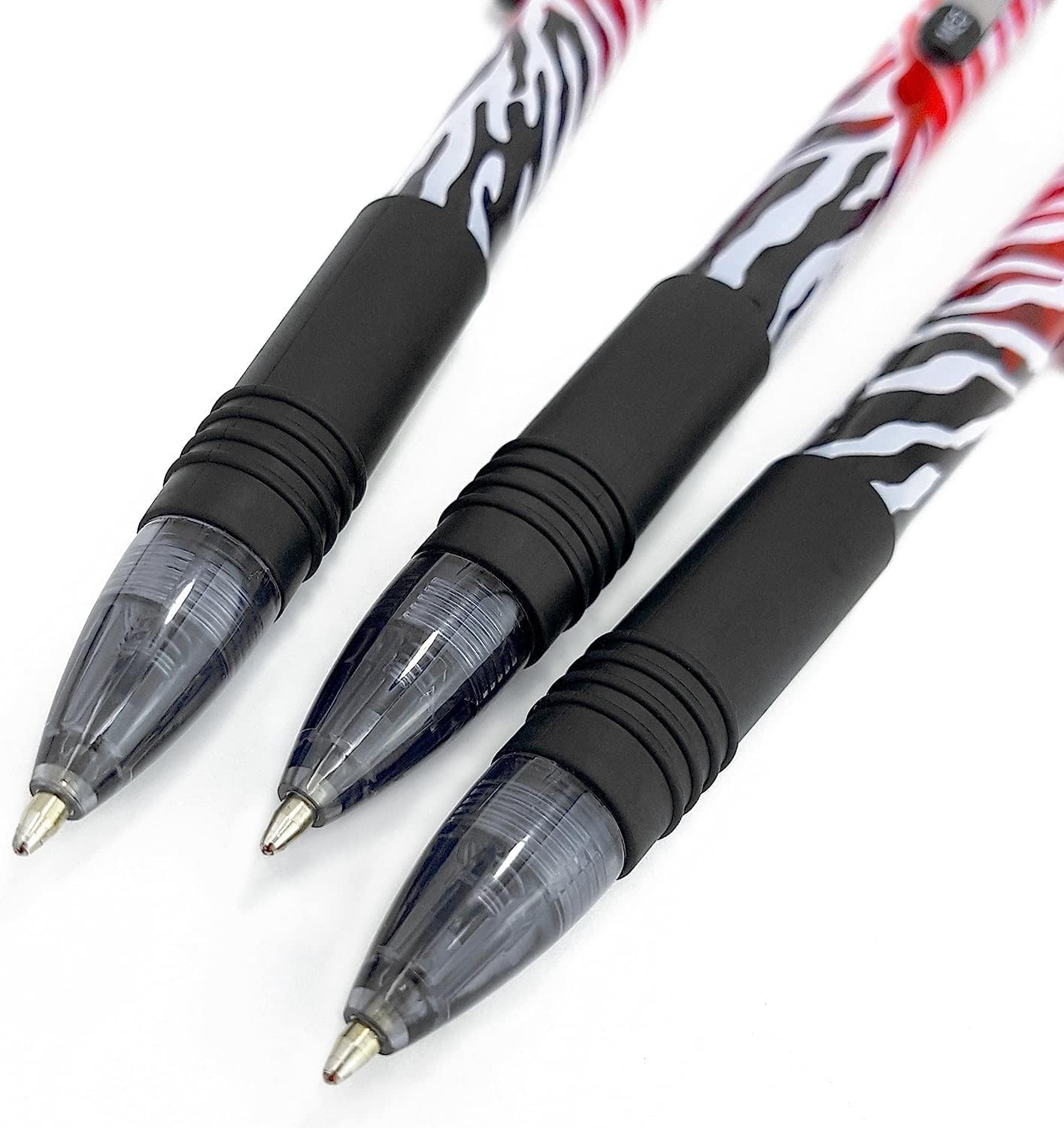 Zebra Z-Grip Smooth - Retractable Ballpoint Pen - Economy Pack of 20 - Red Ember Funky Flame, Multicolor, 20 count (Pack of 1) - Image 4