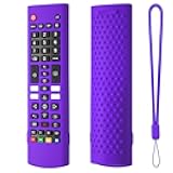 Vdaxvme Silicone Cover for AKB76040302 Television Remote Washable AntiDrops Protective Sleeve Easily Maintenance Water Washable