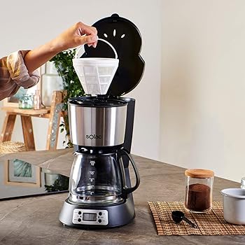 Solac CF4031 Stillo Digital Cafetera Goteo, 1000 W, 14 Cups, Acero Inoxidable, 1.5L4