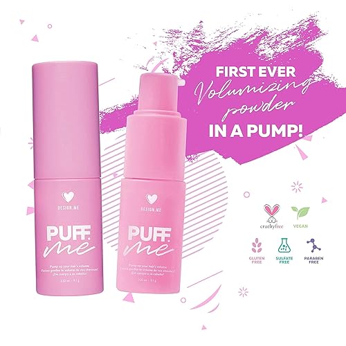 Miniatura 2 de Paquete voluminizador de cabello PUFF.ME de DESIGNME  Champú voluminizador, acondicionador, polvo y textura seca en aerosol para el cabello  Champú