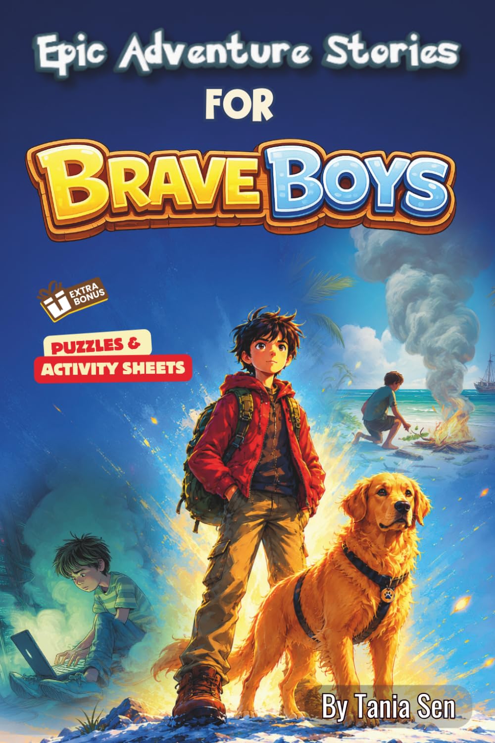 Epic Adventure Stories For Brave Boys : Thrilling Tales of Courage, Survival, Friendship and Heroism for Amazing Boys