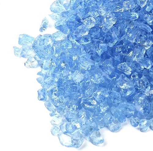 Miniatura 3 de Grava de vidrio reflectante de alto brillo, gemas de fuego, gotas de fuego, piedras de cristal de fuego, piedras para chimenea, pecera, acuario,