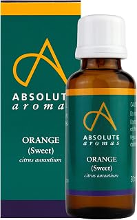 Absolute Aromas Sweet Orange Essential Oil 30ml - Pure, Natural, Undiluted, Cruelty Free and Vegan