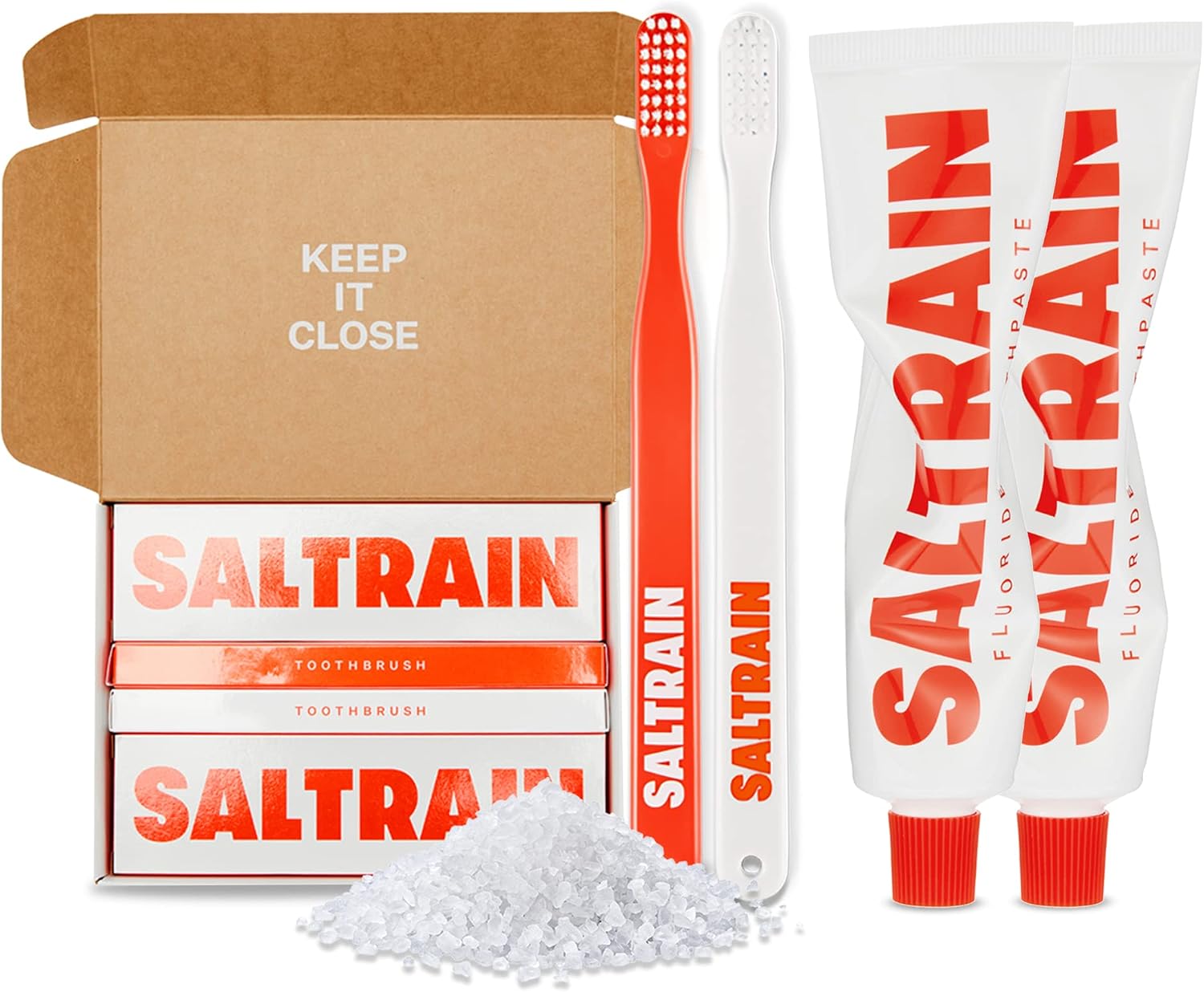 Grey Toothpaste Amazon.com: Saltrain Gray Salt Toothpaste Gift Set (Red Edition ...