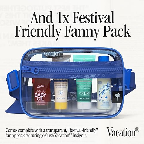 Miniatura 4 de Vacation Muestra de cinturón solar, incluye aceite para bebés SPF 30, Super Spritz SPF 50 Face Mist, loción clásica SPF 30, gel para después del