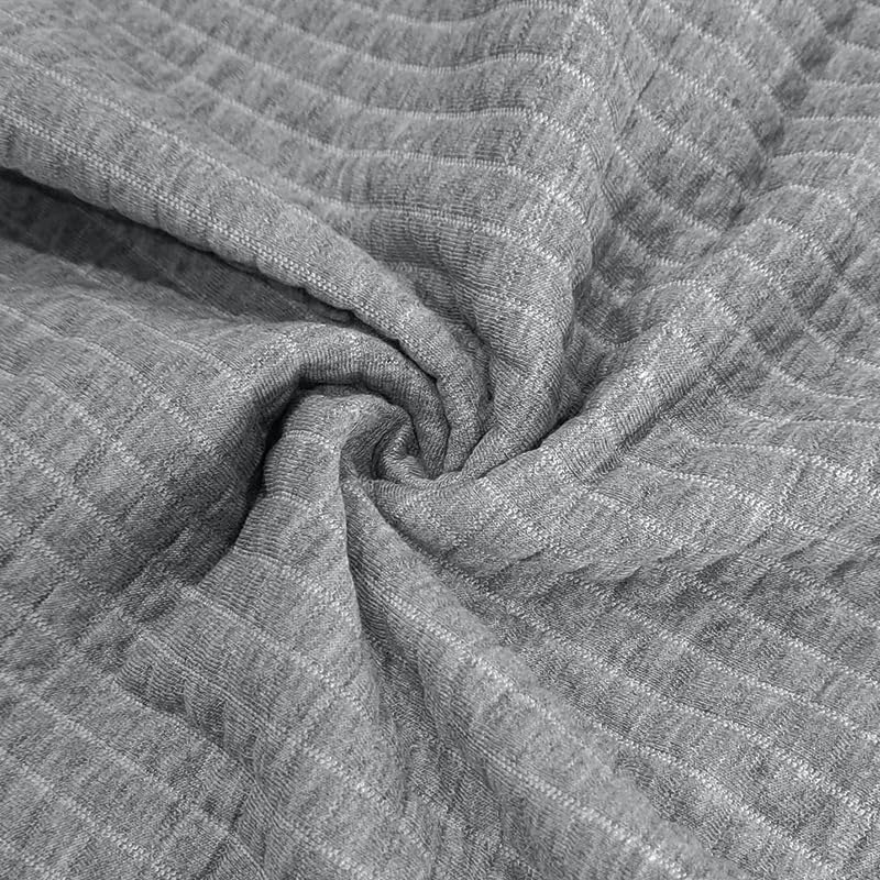 Scapodo Men's Waffle Sweatshirt - Autumn Winter Quarter Zip Loose Fit Pullover for Vacation Daily Life - Image 6