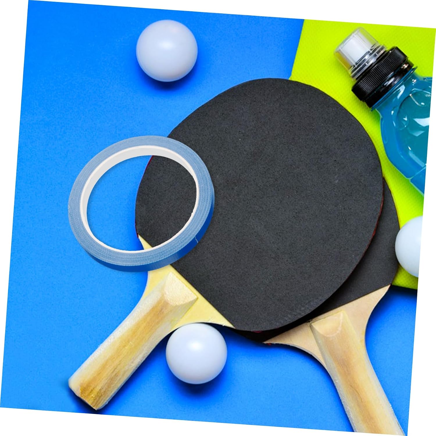 Table Tennis Racket Edge Protector Tape Anti-Collision Racket Guard Sturdy Vinyl Buffer for Paddle Sports Accessory for Table Tennis Players