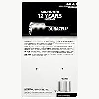 Vista 2 de Duracell Coppertop - Batería AA de dióxido de manganeso alcalino, 1,5 V, (paquete de 48)