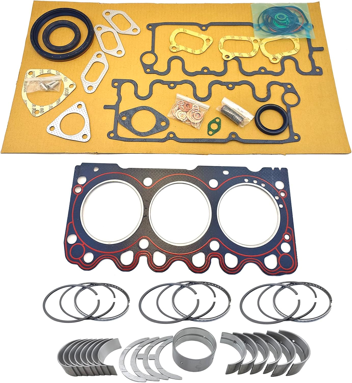 F3L1011 Engine Full Gasket Set Rings Bearings for Deutz F3L1011 F3L1011F F3L 1011 F3L 1011F F 3L 1011 F Engine