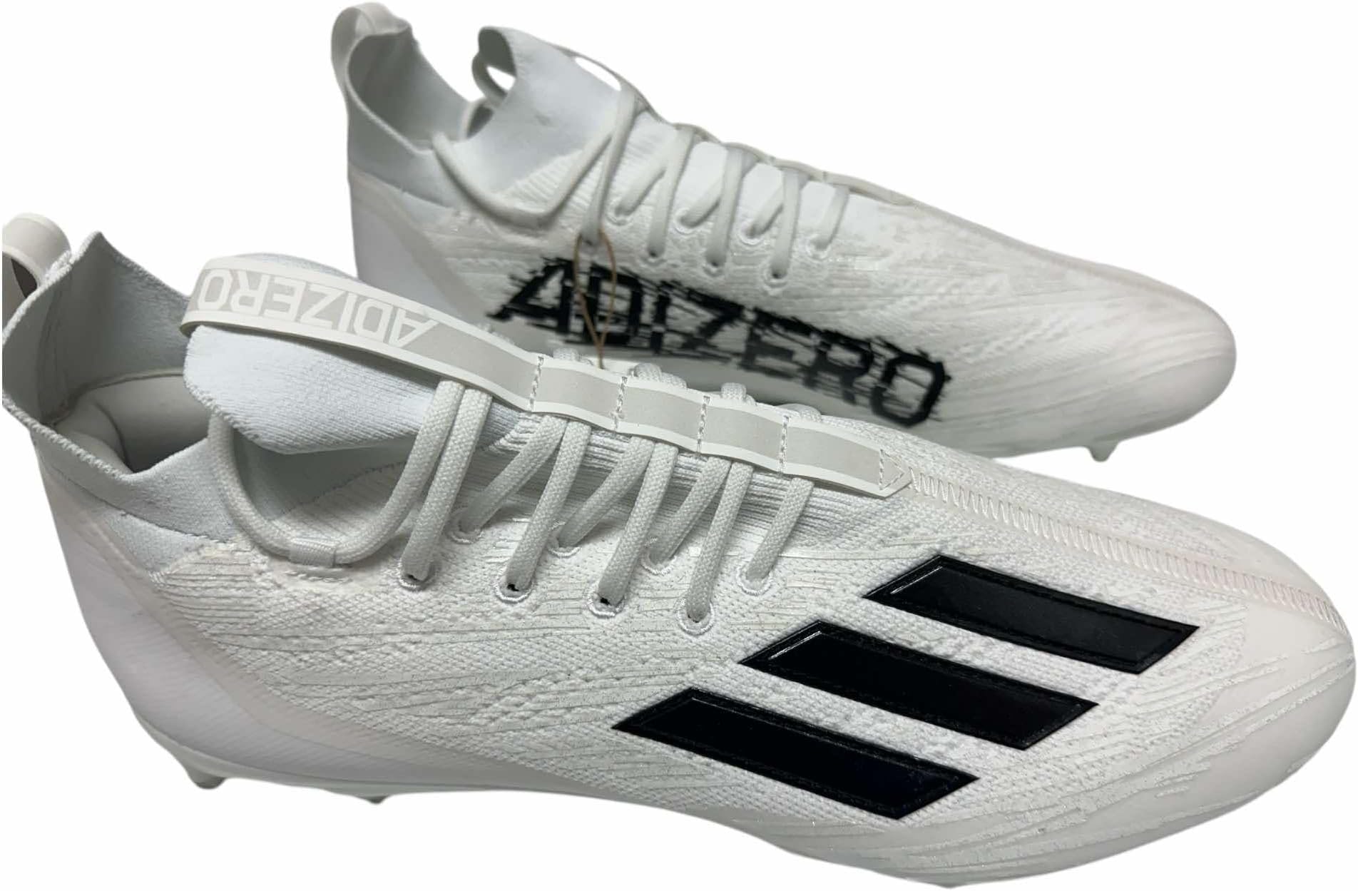 orange and white adidas cleats