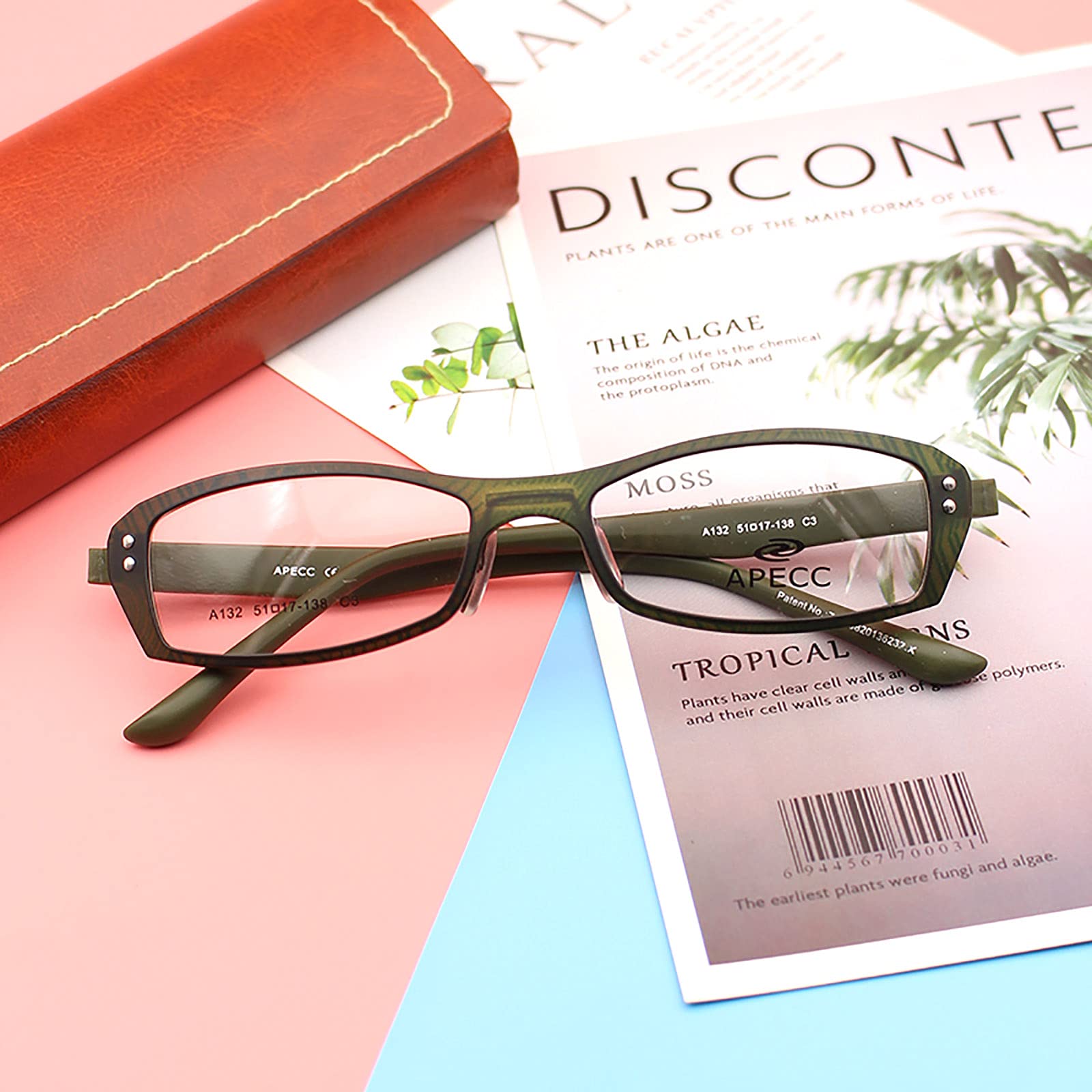 Okulary do czytania z kwadratowymi szkłami i zawiasami sprężynowymi, unisex, filtr niebieskiego światła, okulary do czytania, bez polaryzacji, oprawka TR90, dioptrie +3,00