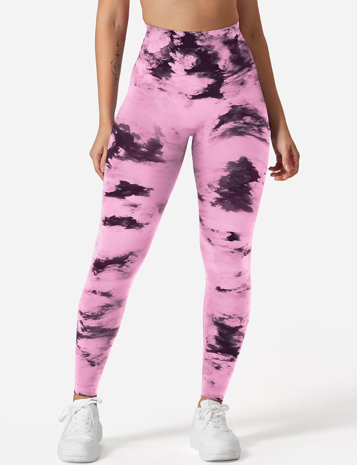 YEOREO Workout Leggings for Women Jada Scrunch Butt Lifting Leggings Seamless Screen Print Gym Yoga Pants - Image 2