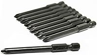 Vista 5 de UFFY - Insertar 1" pulgadas Phillips PH # 1 Power Impact Bit 10 pack 1/4 Hex