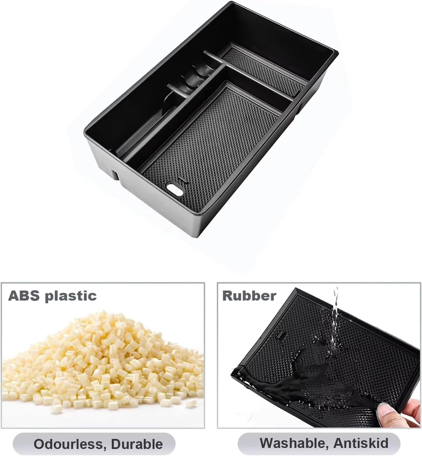 Glove Box Storage for Venza 2022 2023 2024 Armrest Box Center Console Secondary Tray Car Storage Organizer ABS Car Accessories