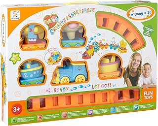 لعبة قطار لي دونج اى زو من شينج شوان تويز 110-5، متعددة الالوان