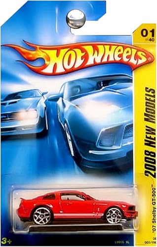 Hot Wheels 2008 Nuevo Modelo '07 Shelby GT-500 1/64 Escala Die Cast Car