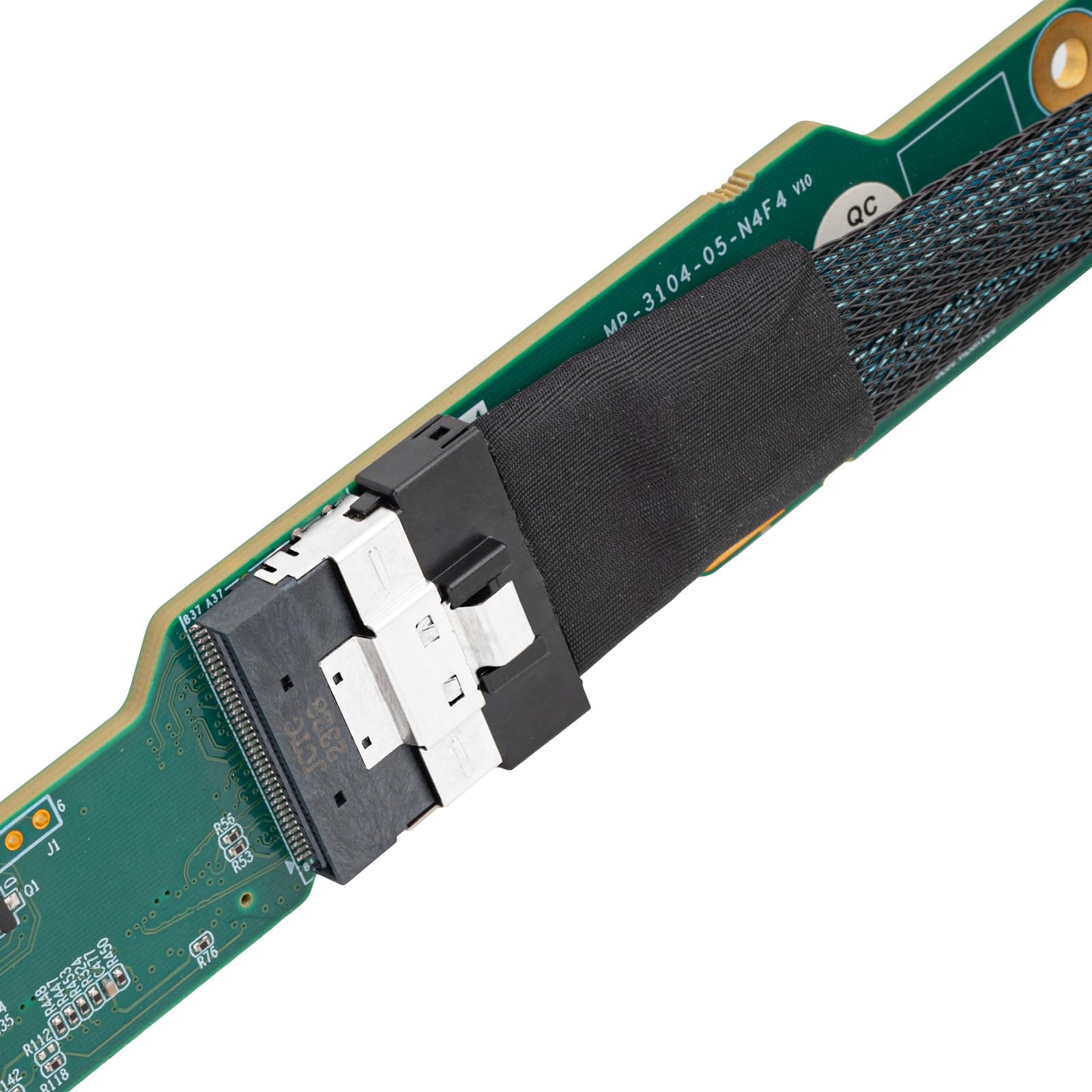 SilverStone Technology SST-RAC-BP-304N, Backplane Serveur 4 Baies 2,5"/3,5" avec Prise en Charge des SSD U.2,Prend en Charge jusqu'à 4 SSD PCIe Gen 4 NVMe U.2 (SFF-8639).