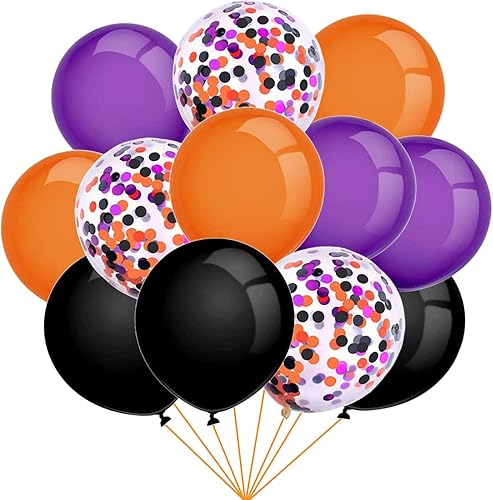 Miniatura 127 de Globos de aluminio de Halloween, globos de cumpleaños de Halloween, número 1, araña, momia, calabaza, murciélago, fantasma, globos para decoración