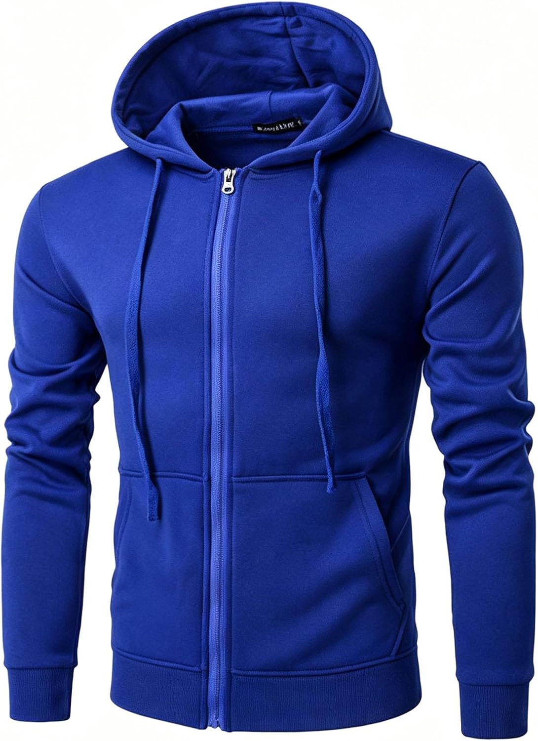 Men's Slim Fit Full Zip Hoodie Set Jogger Gym Tracksuit