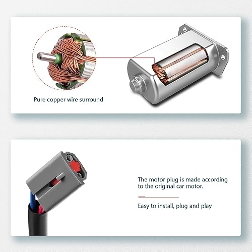 Miniatura 6 de FINDAUTO Elevalunas eléctrico delantero derecho del lado del pasajero para 1997-2003 para Ford para F-150 741-621 Elevalunas y conjunto de motor con