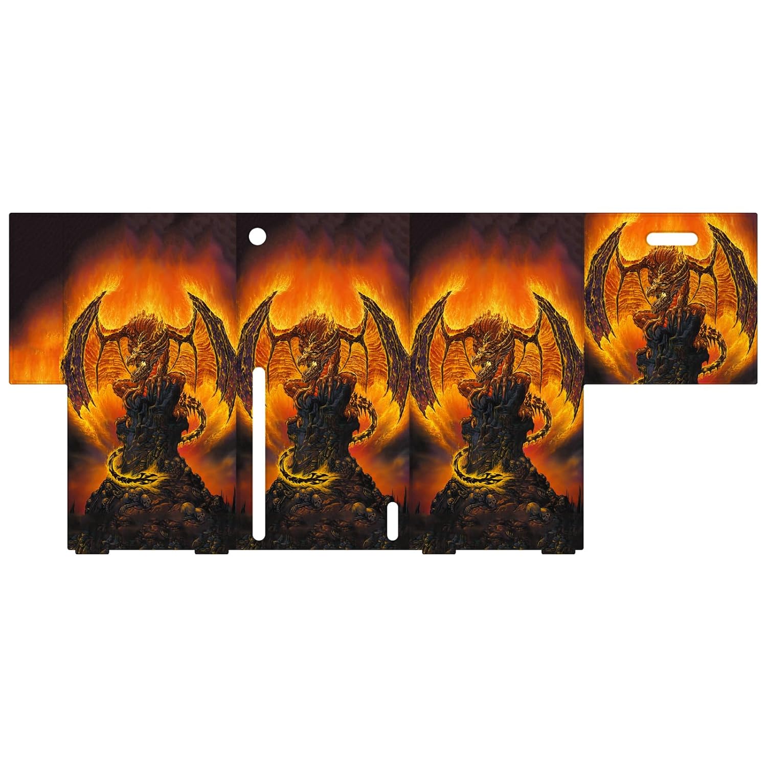 Head Case Designs Officially Licensed Ed Beard Jr Harbinger Of Fire Dragons Game Console Wrap and Game Controller Skin Bundle Compatible With Xbox Series X