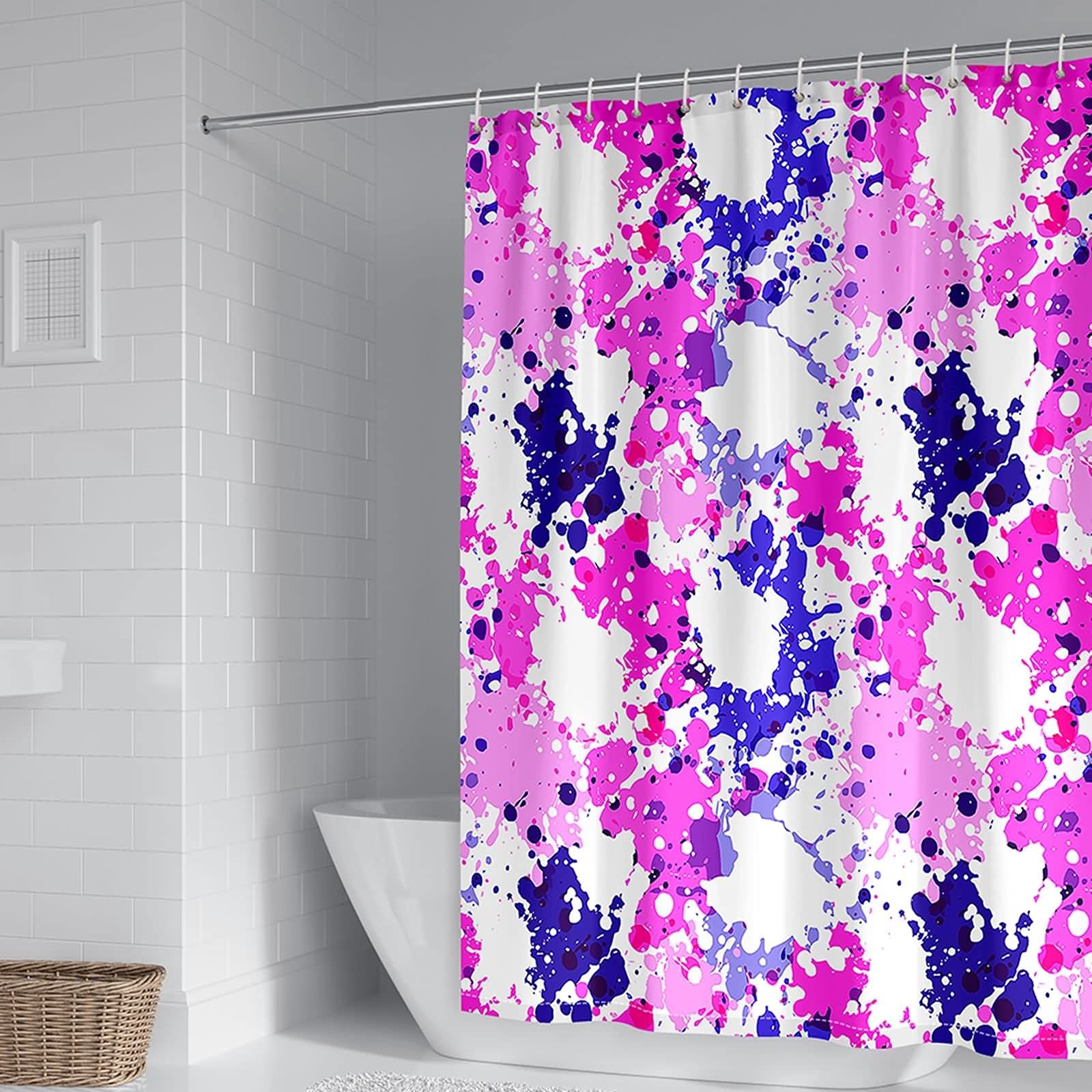 Rideau de douche anti moisissure imperméable 180x200cm KnSam lavable