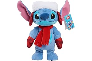 Disney Stitch Christmas Plush: Festive Holiday Cheer
