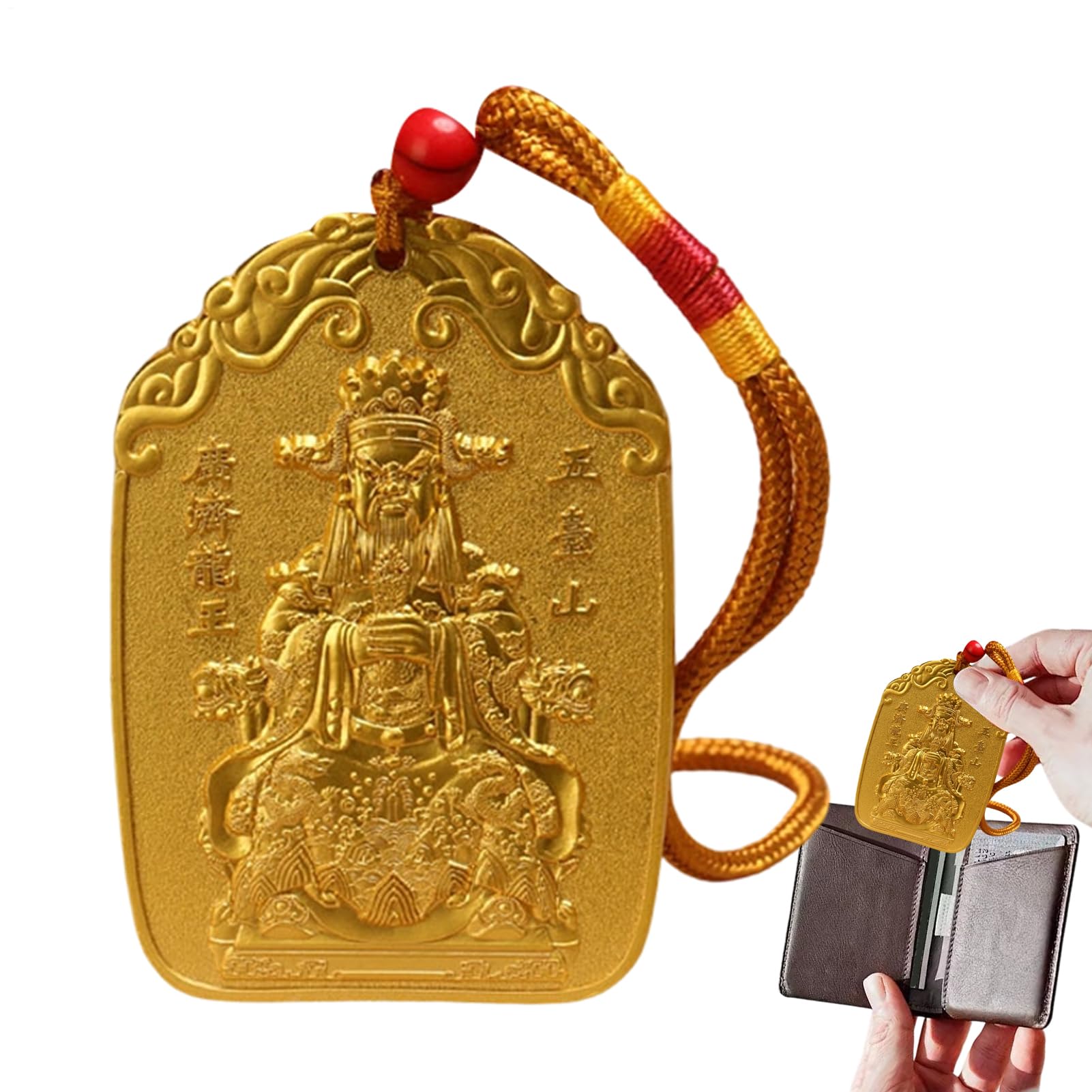 Pendentifs Tai Sui 2026 dorés, le cadeau de protection pour la famille