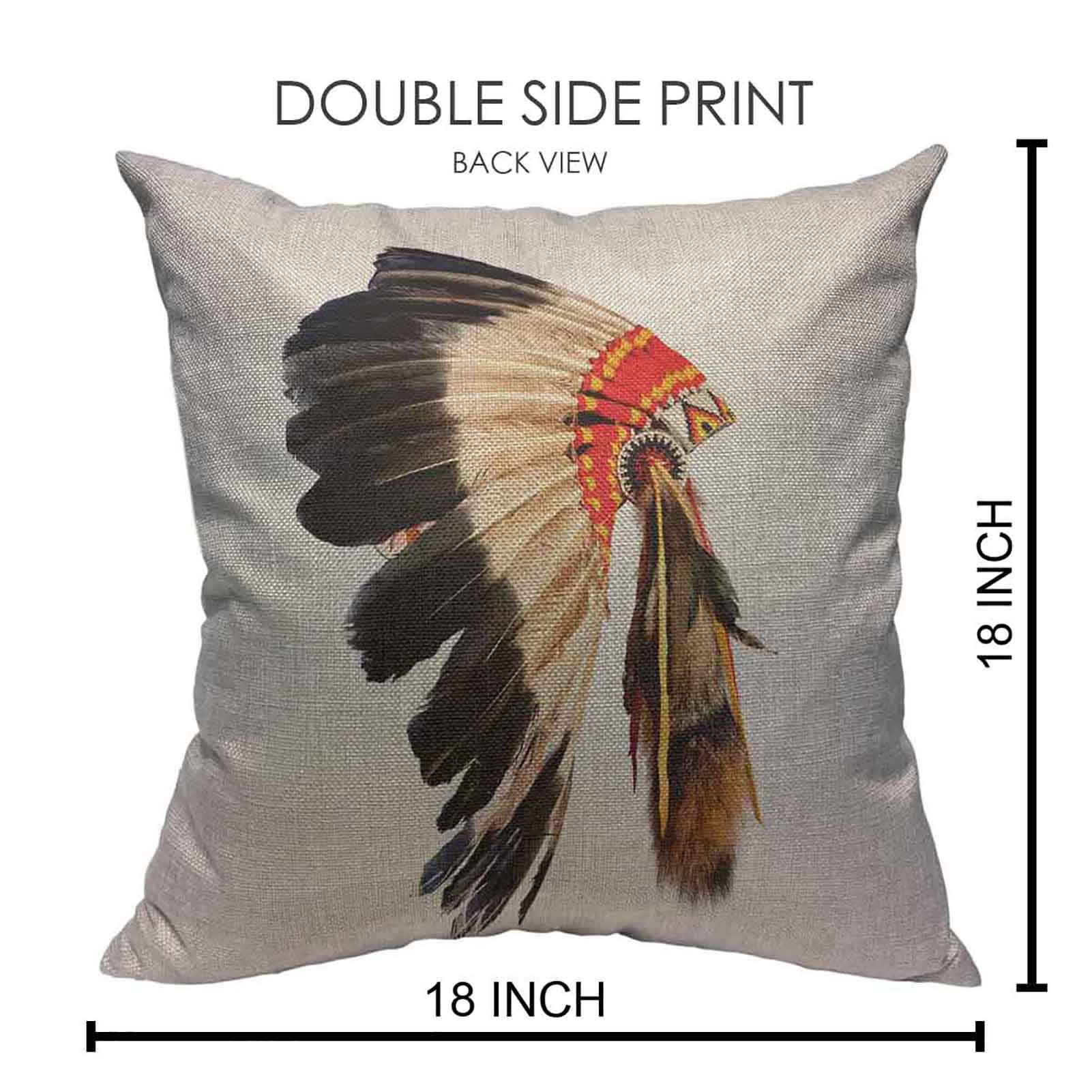 Amazon.com: VERSUSWOLF Throw Pillow Covers Head Native American