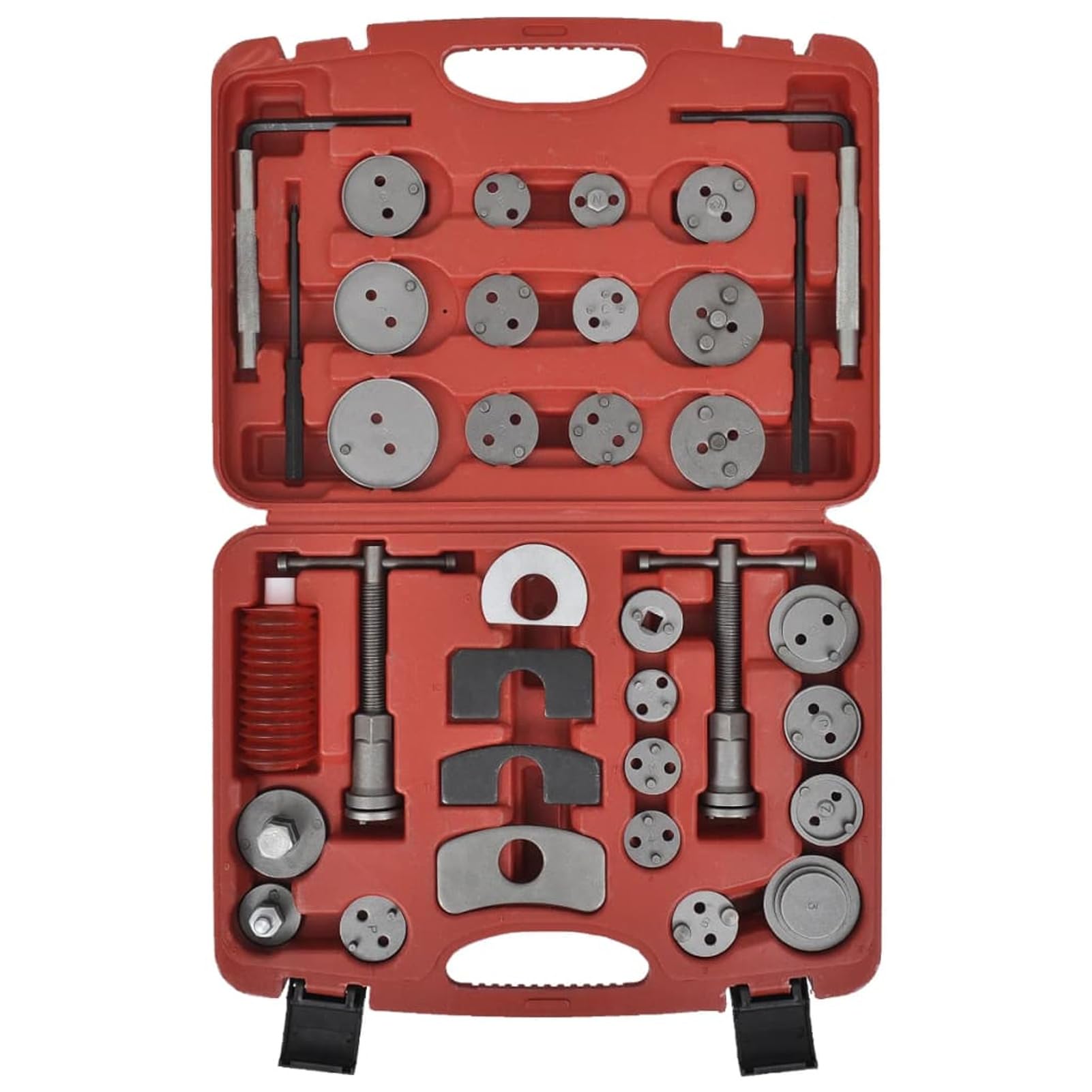 BaraSh Freno De Pinza Pistón Rebobinar Viento Vuelta Conjunto de 35pcs Herramienta Final rebobinar Viento Trasero
